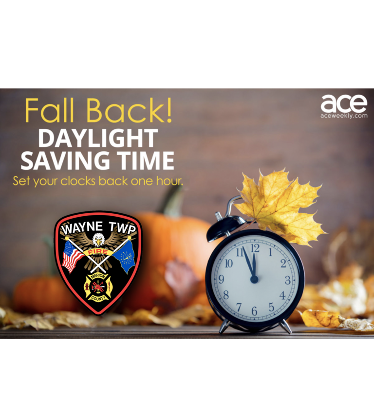 This is a reminder to set your clocks back one hour for the time change.  Daylight savings time starts at 2am November 7th. We also encourage everyone to check their smoke alarms.